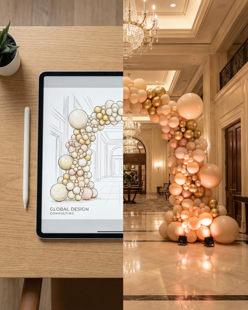 Event sketches to reality